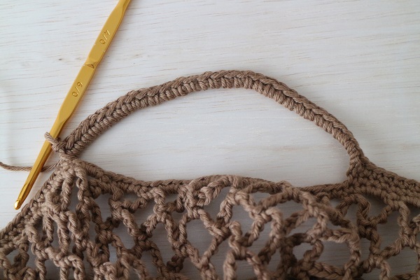 丸底から始める簡単ネットバッグの編み方 かわいいミニサイズ 海と糸