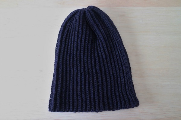 ニット帽の編み方１3