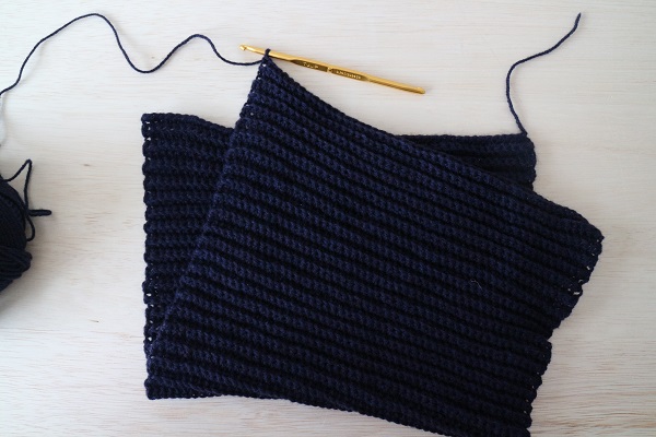 ニット帽の編み方6