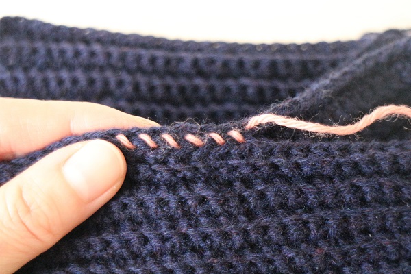 ニット帽の編み方8