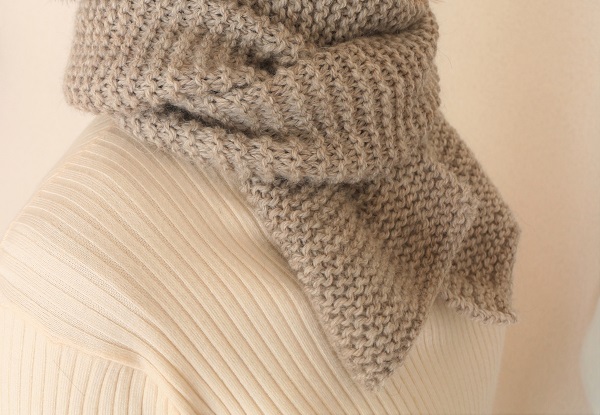 初心者さんの為の棒針編みの始め方 簡単なマフラーの編み方 海と糸