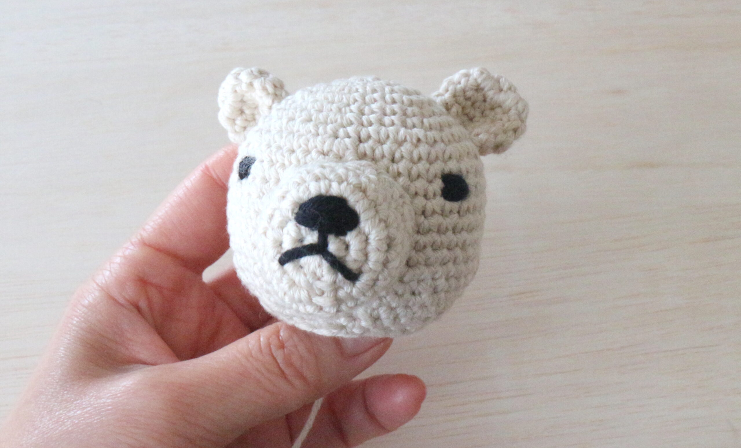 編みぐるみ クマ 熊 あみぐるみ ぬいぐるみ ハンドメイド 手作り かぎ針